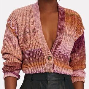 Intermix Reggie Ombré Striped Cardigan